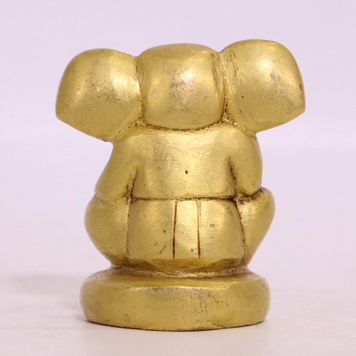 Brass Big Eared  Lord  Ganesha Statue For Home D ecor