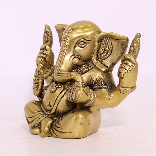 Brass Taklu  Lord Ganesha Idol For Home & Office  Decor