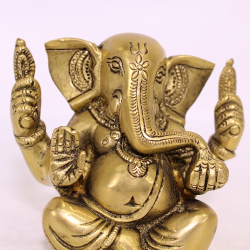 Brass Taklu  Lord Ganesha Idol For Home & Office  Decor