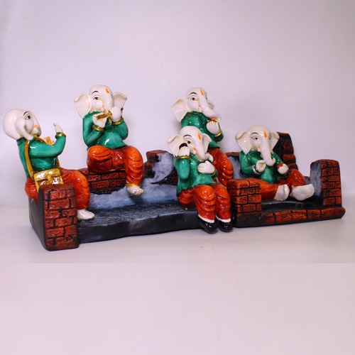 Lord Ganesh Musical Set Showpiece For Office Decor