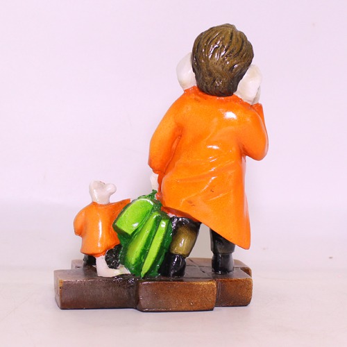 Modern Standing  Lord Ganesha with Mouse Showpiece For Home & Office decor