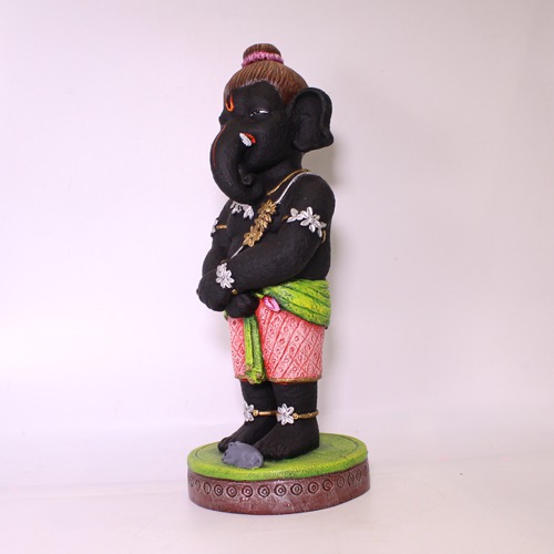 Cute Black Standing Ganesha  For Home & Office Decor, Ideal Gift For Friends, Family