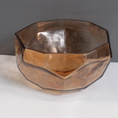 Copper Glass Hexa Candle Holder | Planters Glass Flower Plant Pots Modern Decorative Gardening Pot