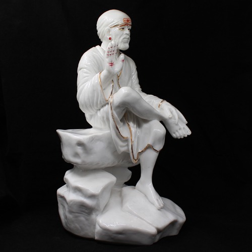 Fiber Sai Baba Murti Statue Sai Baba Statue For Pooja Room Home Temple