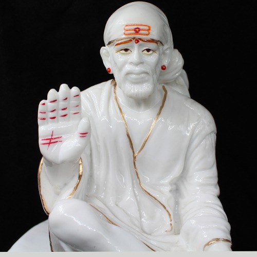 Fiber Sai Baba Murti Statue Sai Baba Statue For Pooja Room Home Temple