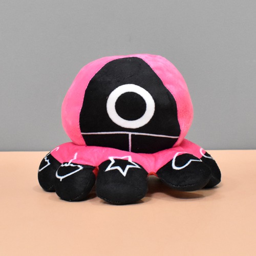 Reversible Squaid Game Sitting Plush Soft Toy For Kids( 12 cm)