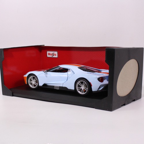 Maisto -Special Edition Ford GT Diecast Vehicle Blue with Orange Stripes