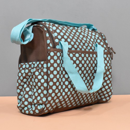 Blue and Brown Baby Dipper Hand Bag