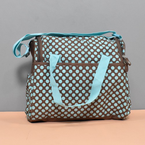 Blue and Brown Baby Dipper Hand Bag