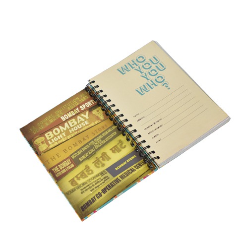 Dic And Dat in Bombay Colourful Pages Notebook | Notebook | Diary | Personal Diary | Home And Office Use