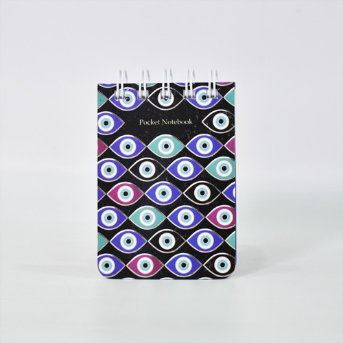 Mini Wiro Note Book With Evil Eye Design | Mini Pack Pocket Note Book|  Mini Book | Pocket Mini Book