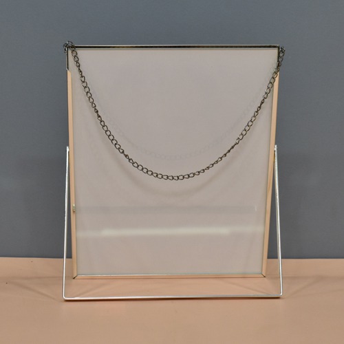 Silver-Plated Photo Frame with Stand ( Photo Size : 10 x 8 inches)