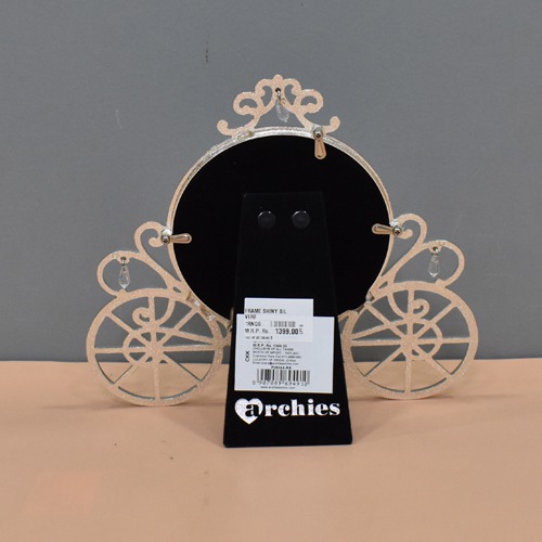 Silver Plated Cinderella Carriage Table Top  Photo Frame For Home And Office Decor