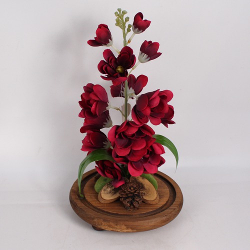 Artificial Red Roses on Dome Showpiece | Flower Eternal Rose | Artificial Flower