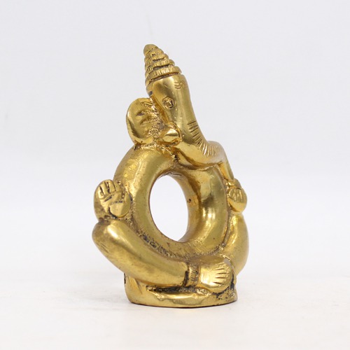 Pol Ganesha Brass Idol For Home Decor, Ideal Gift For Occasion