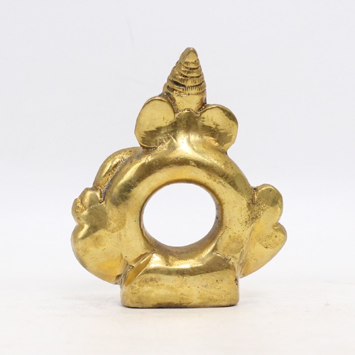 Pol Ganesha Brass Idol For Home Decor, Ideal Gift For Occasion