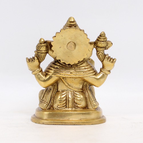 Attractive Brass Ganesha Idol For Home & Office Decor