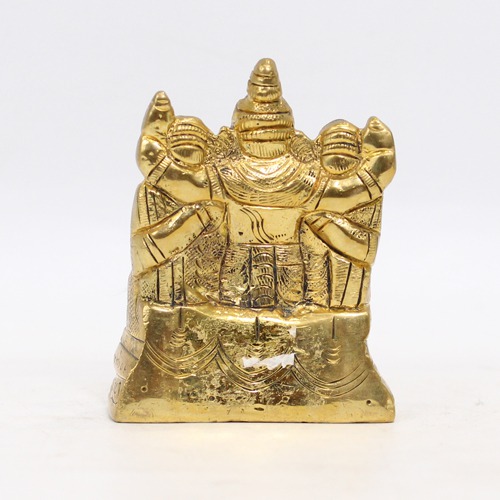 Riddhi Siddhi And Ganapti Brass Idol For Home Pooja Ghar, Office