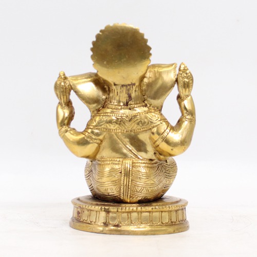 Brass Lord  Ganapti Murti For Home & Office Decor