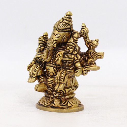 Innovative Brass Ganapti Idol For Home and Office Decor