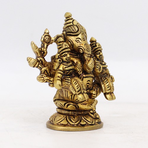 Innovative Brass Ganapti Idol For Home and Office Decor