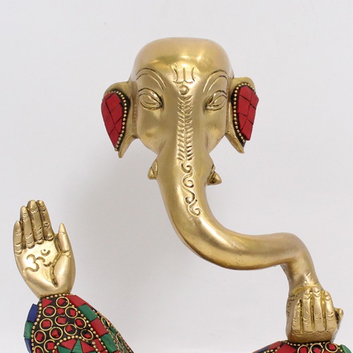 Brass Modern Ganapti Showpiece For Home & Office Decor