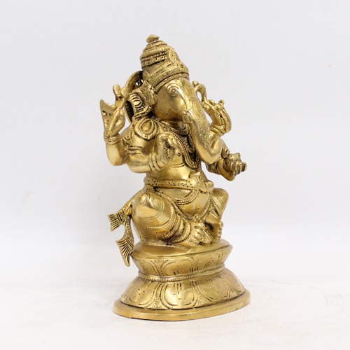 Brass Ganesha Murti For Home Decor