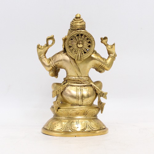 Brass Ganesha Murti For Home Decor