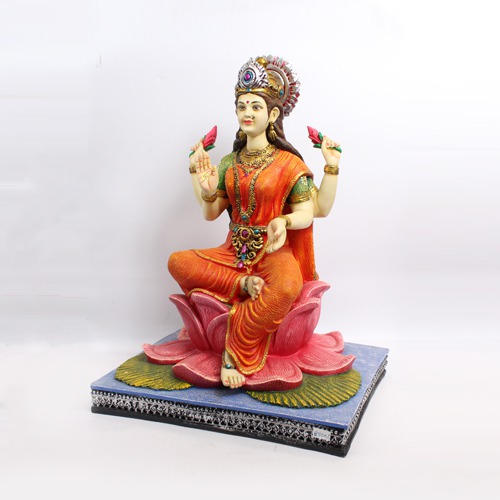 Kamal Laxmi Mata Idol For Home & Office Decor 18 inch