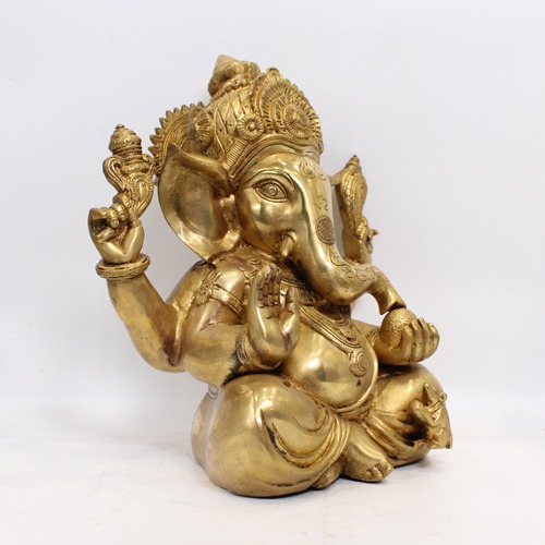 Brass Lord Ganesha Religious Statue For Home Decor