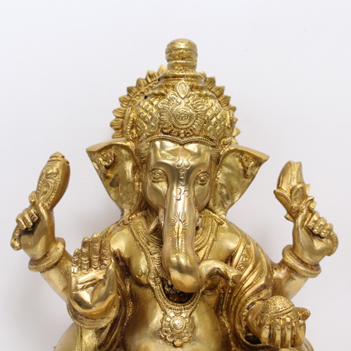 Brass Prasad Ganesha statue For Home Decor