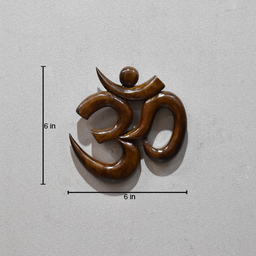 Wooden Om Wall Hanging