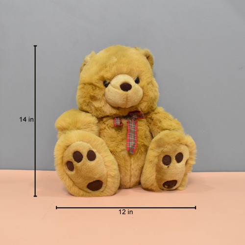 Bear Sitting Soft Toy For Kids| Washable Soft Toys