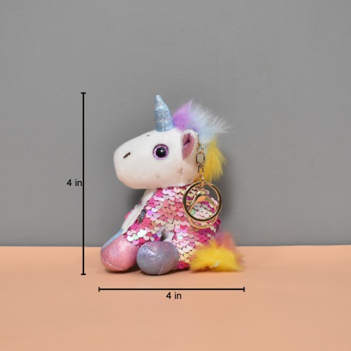 Unicorn Keychain Soft Toy For Kids