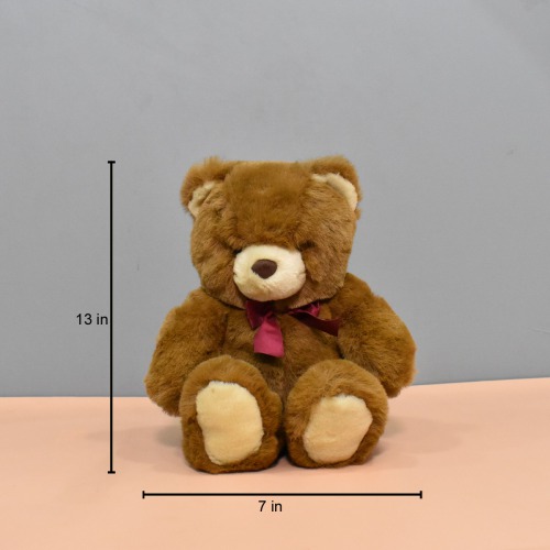 Small Lite Brown Bear Soft Toy | Washable Soft Toys For Kids