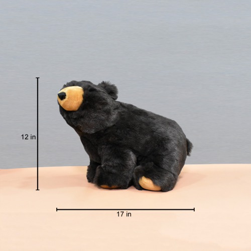 Black Polar Bear Stuffed Soft Plush Toy 30 Cm | Soft Toys For Kids