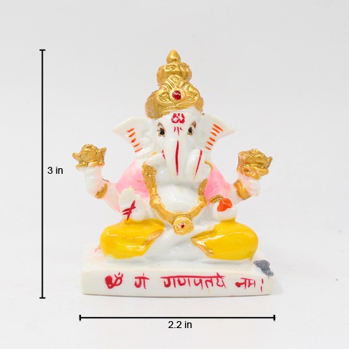 Car Dashboard Ganesha Statue For Home Decor