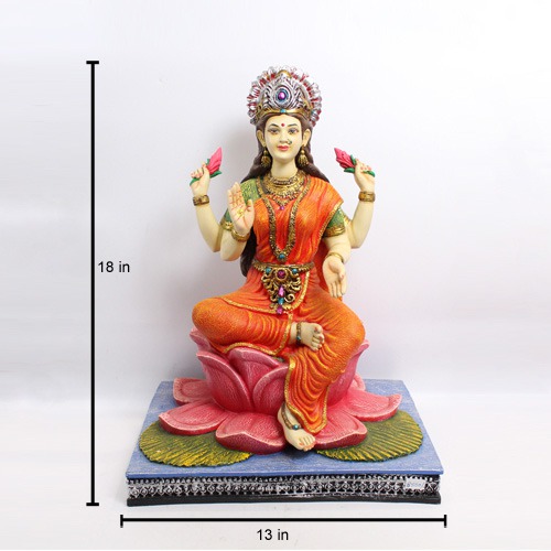 Kamal Laxmi Mata Idol For Home & Office Decor 18 inch