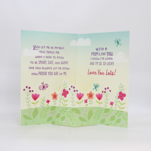 With A Mom Like You I,M Ready To Take On The World Greeting Card | Mother's Day Greeting Card