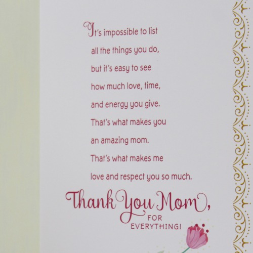 Dear Mom You're Just The Kind Of Person Our Family Needs. Greeting Card | Mother's Day Greeting Card