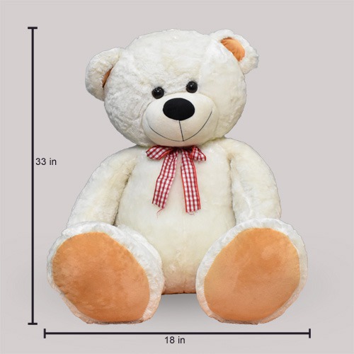 White Teddy Bear Soft Toy