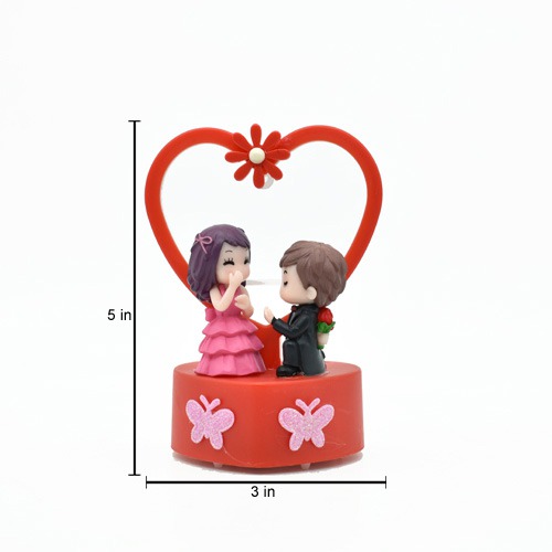 Couple Showpiece Valentine Day| LED Lights