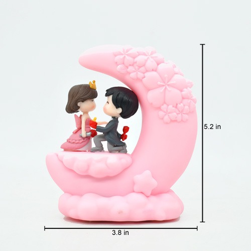 Moon Love Couple Showpiece For Your Loved One