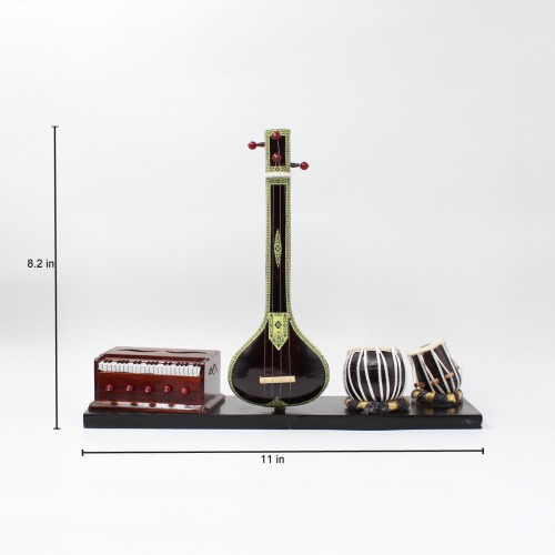 Miniature Musical Instrument Set Showpiece