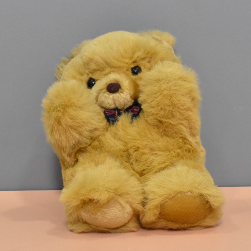 Lite Brown Mini Bear Soft Toy | Washable Soft Toy For Kids