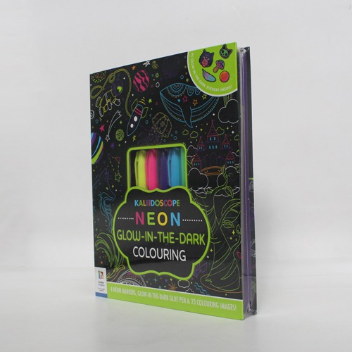 Kaleidoscope Neon Kit Glow in the Dark Colouring Kit