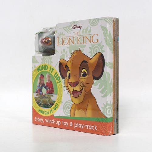 Disney The Lion King: Busy Board with Wind-Up Car & Track| Activity Kit for kids