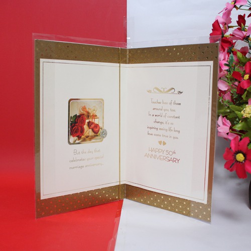 Golden Anniversary Wishes | Anniversary Greeting Card