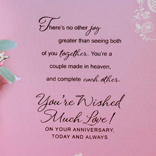 Happy Anniversary Mom & Dad| Anniversary Greeting Card