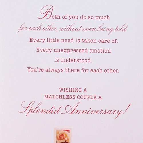 On Your First Anniversary | Anniversary Greeting Card